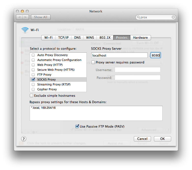 setup ssh tunnel